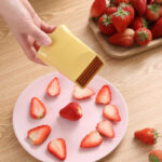 Cup Slicers Fruit Slicers Egg Slicers Stainless Steel Strawberry Slicers Banana Cutter Fruit And Vegetables Cutter Kitchen Gadget - Image 2