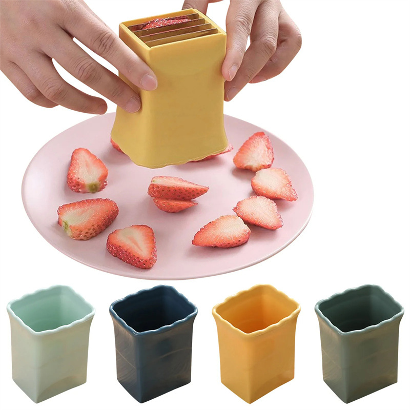 3c0318b0-3bac-4995-bc84-80eb7da5dd77.jpg Cup Slicers Fruit Slicers Egg Slicers Stainless Steel Strawberry Slicers Banana Cutter Fruit And Vegetables Cutter Kitchen Gadget - Image 1