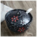 Hand-painted Ceramic With Lid Kitchen Seasoning Bottle Suit - Image 10