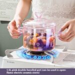 Borosilicate Glass Pot Household Heating Binaural - Image 6