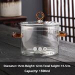 Borosilicate Glass Pot Household Heating Binaural - Image 8