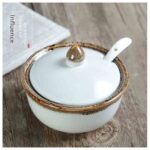 Hand-painted Ceramic With Lid Kitchen Seasoning Bottle Suit - Image 6