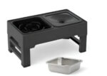 Dog Double Bowls Stainless Stand Adjustable Height Pets Feeding Dish Bowl Big Dog Elevated Food Water Feeders For Dogs  Pet Products - Image 9
